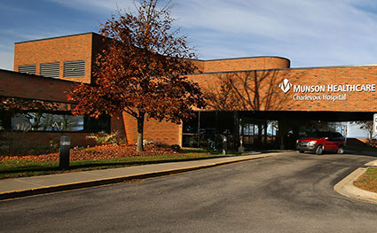 Exterior of Charlevox Hospital today
