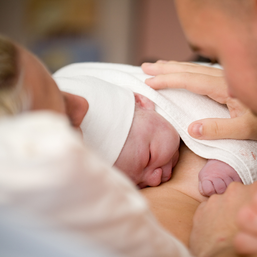 Birthing Center patient room at Charlevoix Hospital