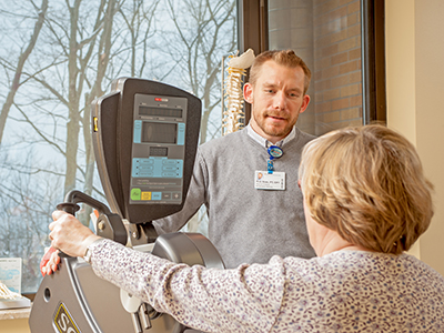 Cardiac rehab at Paul Oliver Memorial Hospital