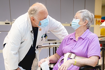 Jan speaking with healthcare provider