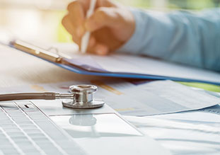 A man checking for proper price transparency