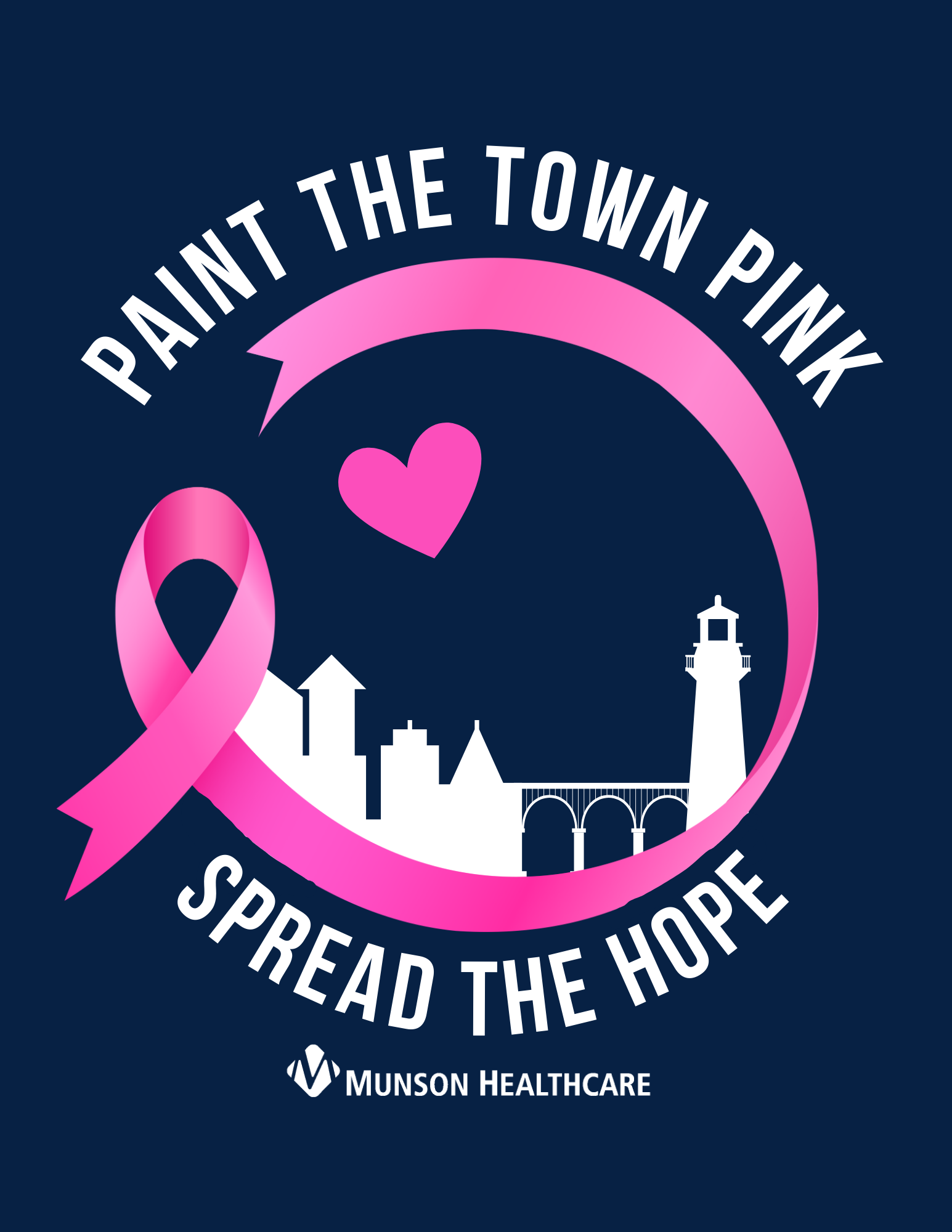 paint the town pink and spread the hope